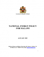 National-Energy Policy-for Malawi-2003-2007